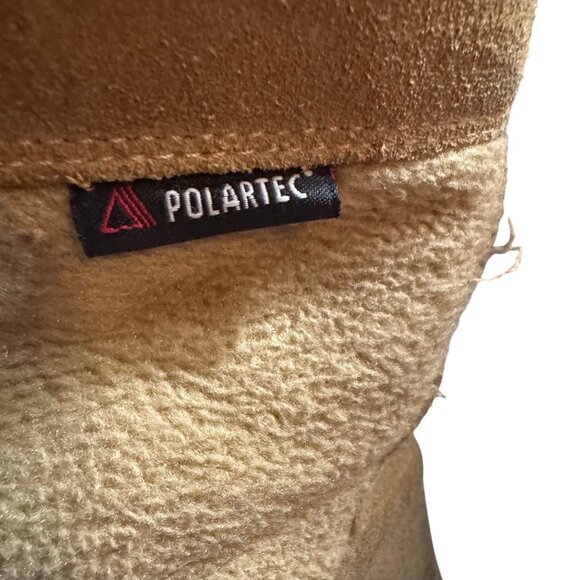 Sporto Polartec Women's Faux Fur Suede Lined Winter Boots Size 8 Beige - Picture 7 of 9